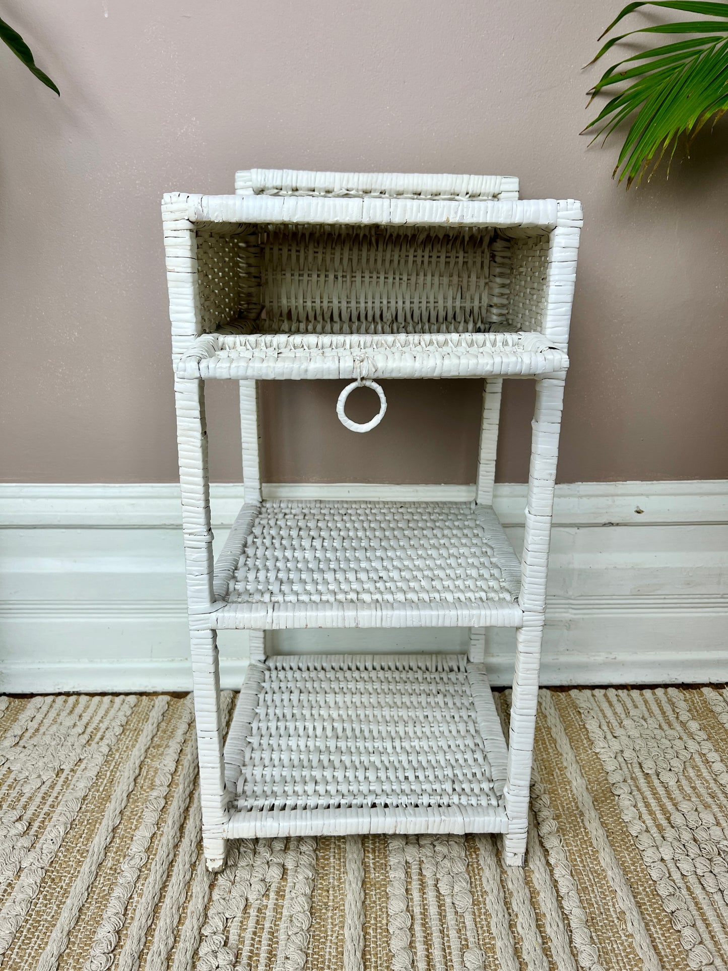 The Mini Wicker Shelf/Stand