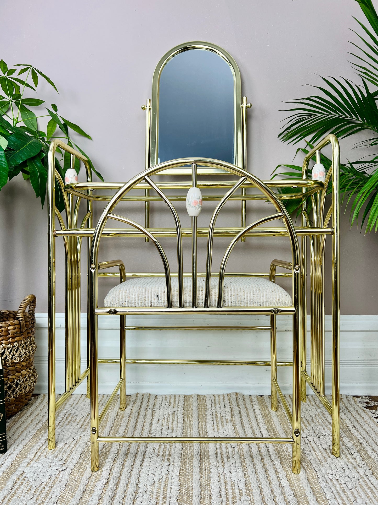 The Brass Rose Vanity