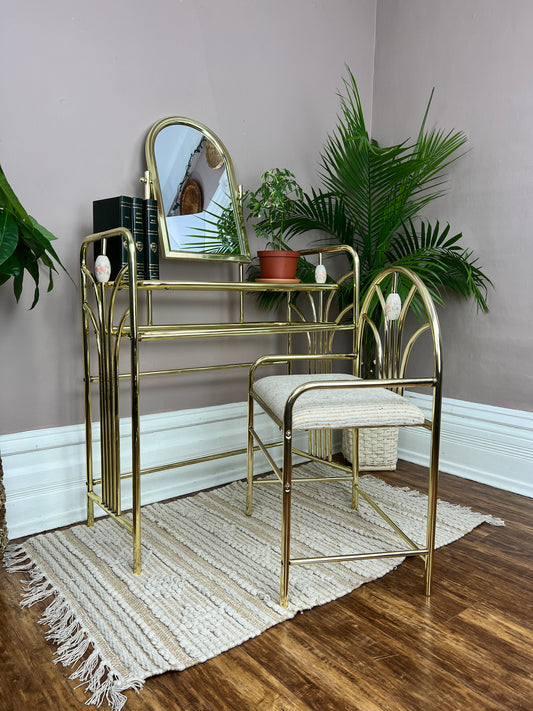 The Brass Rose Vanity