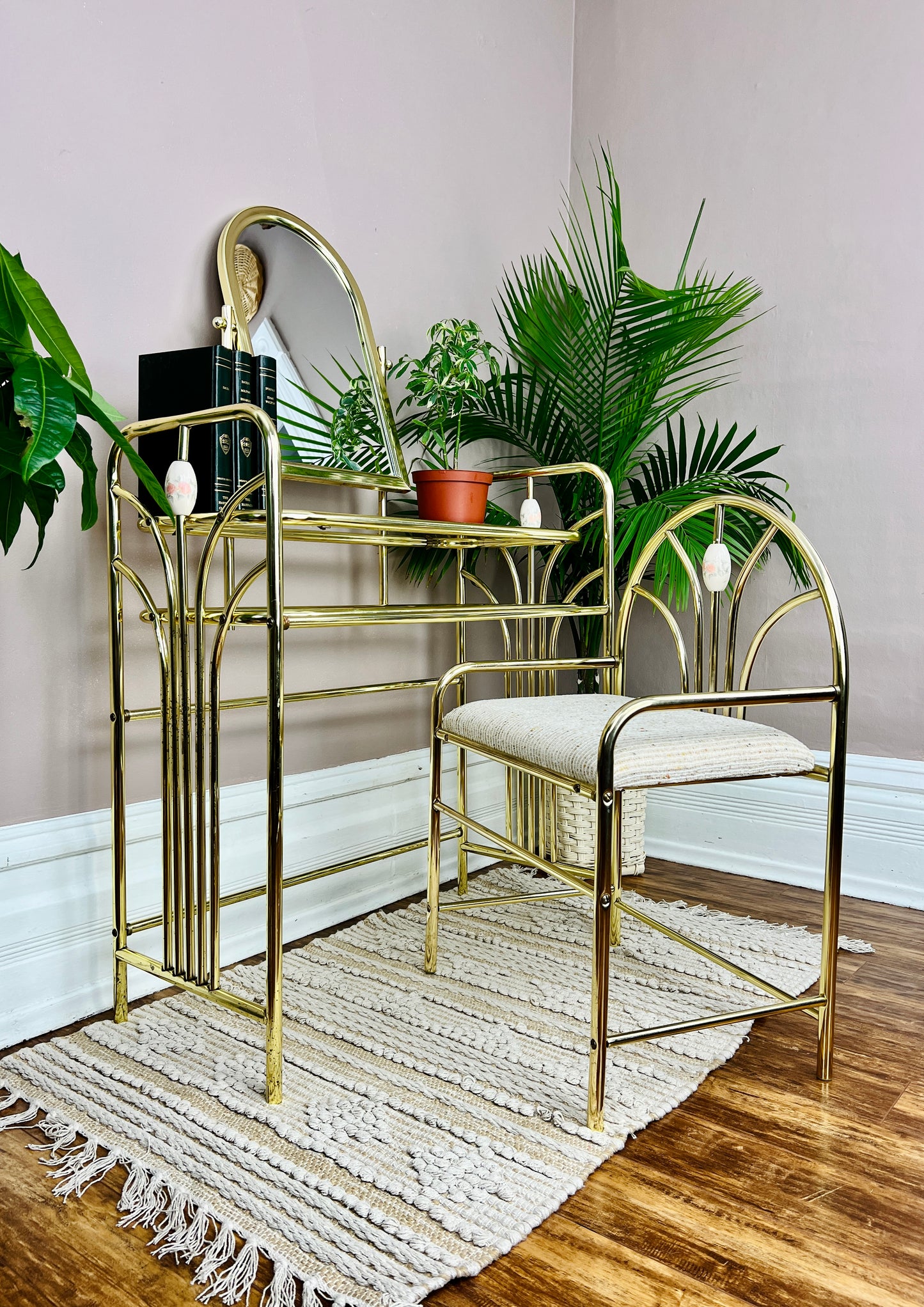 The Brass Rose Vanity