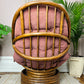 The Righteously Rattan Chair & Footstool