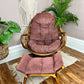 The Righteously Rattan Chair & Footstool