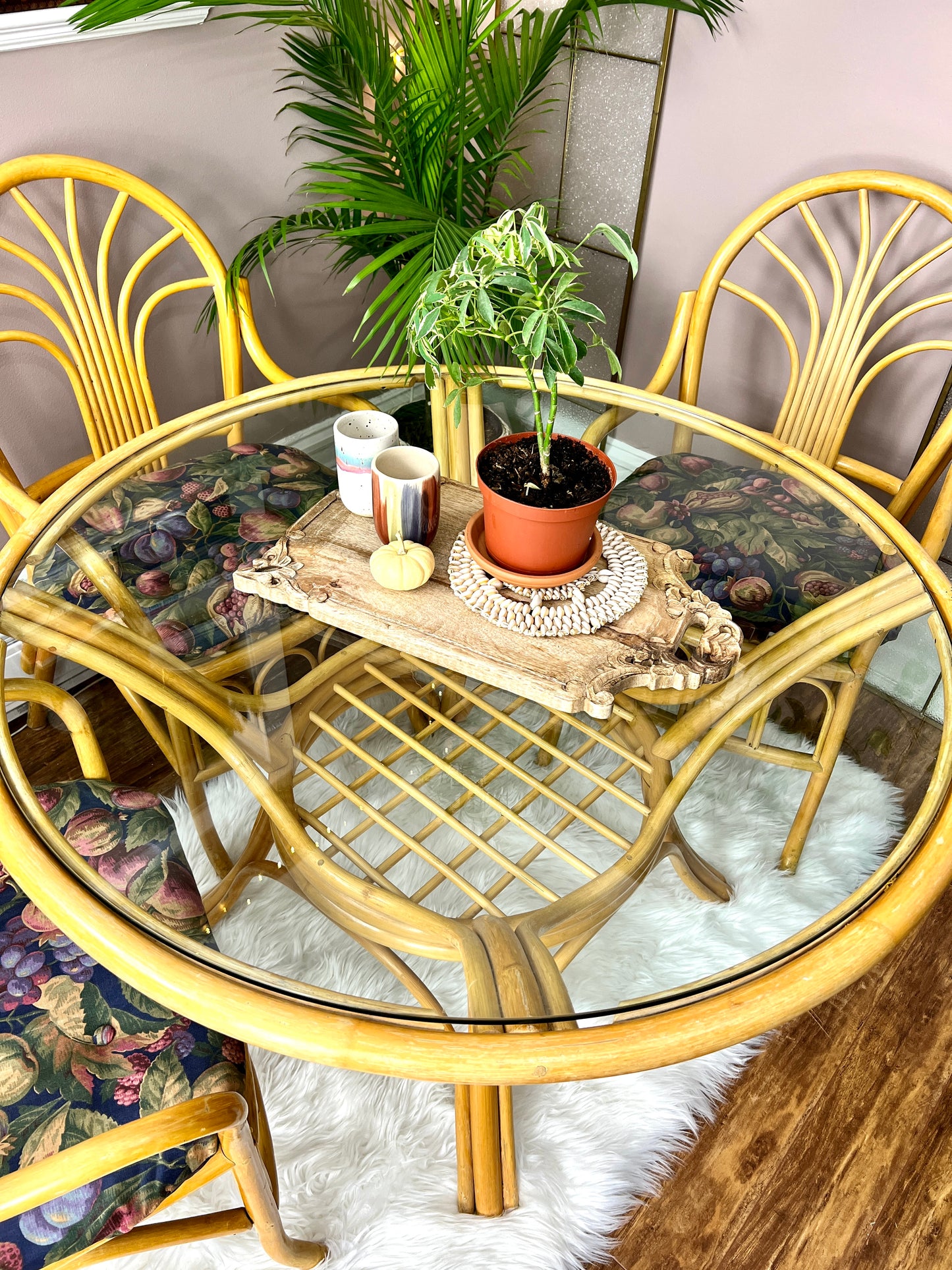 The Orchard Rattan Dining Set