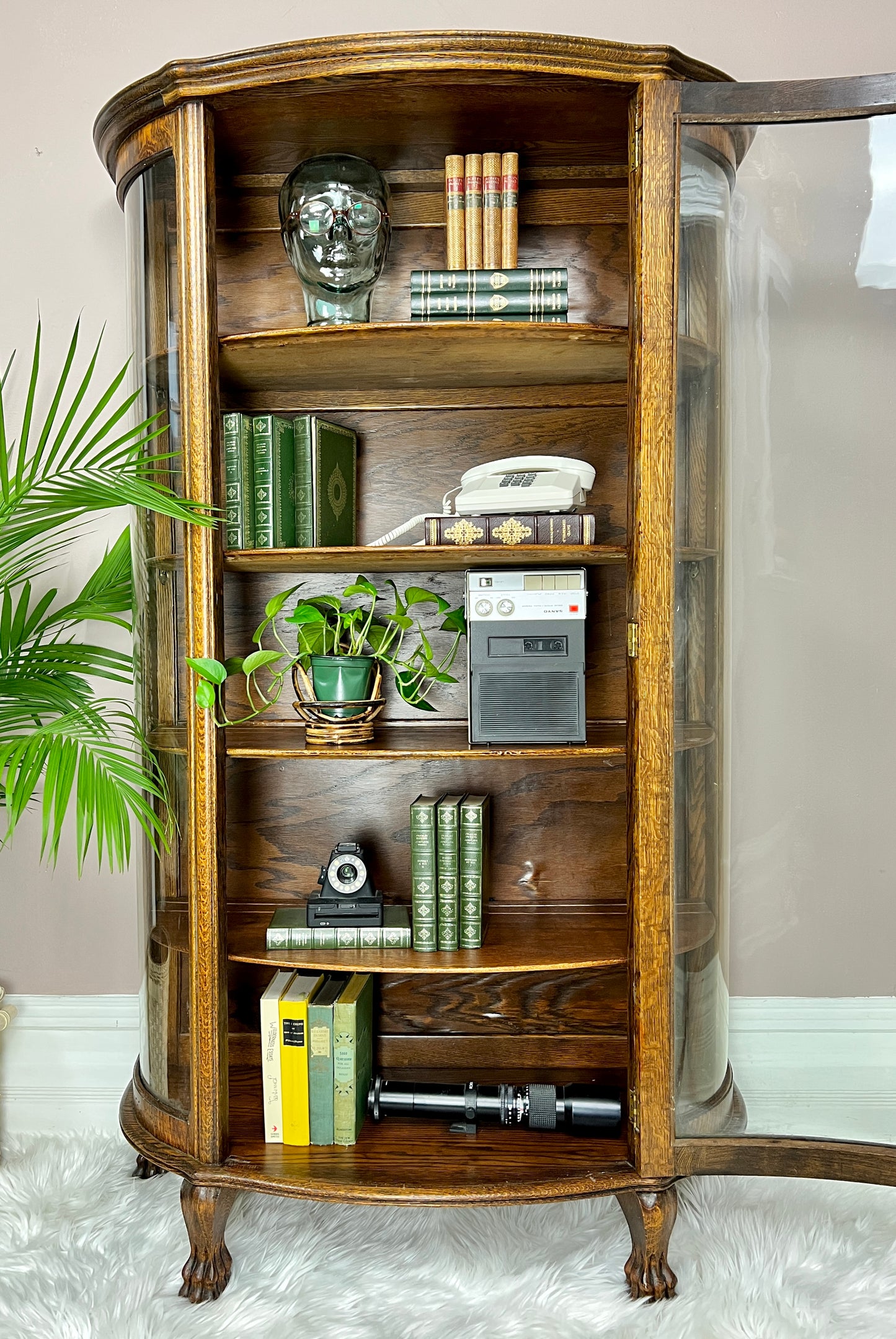 The Eagle Claw China Cabinet