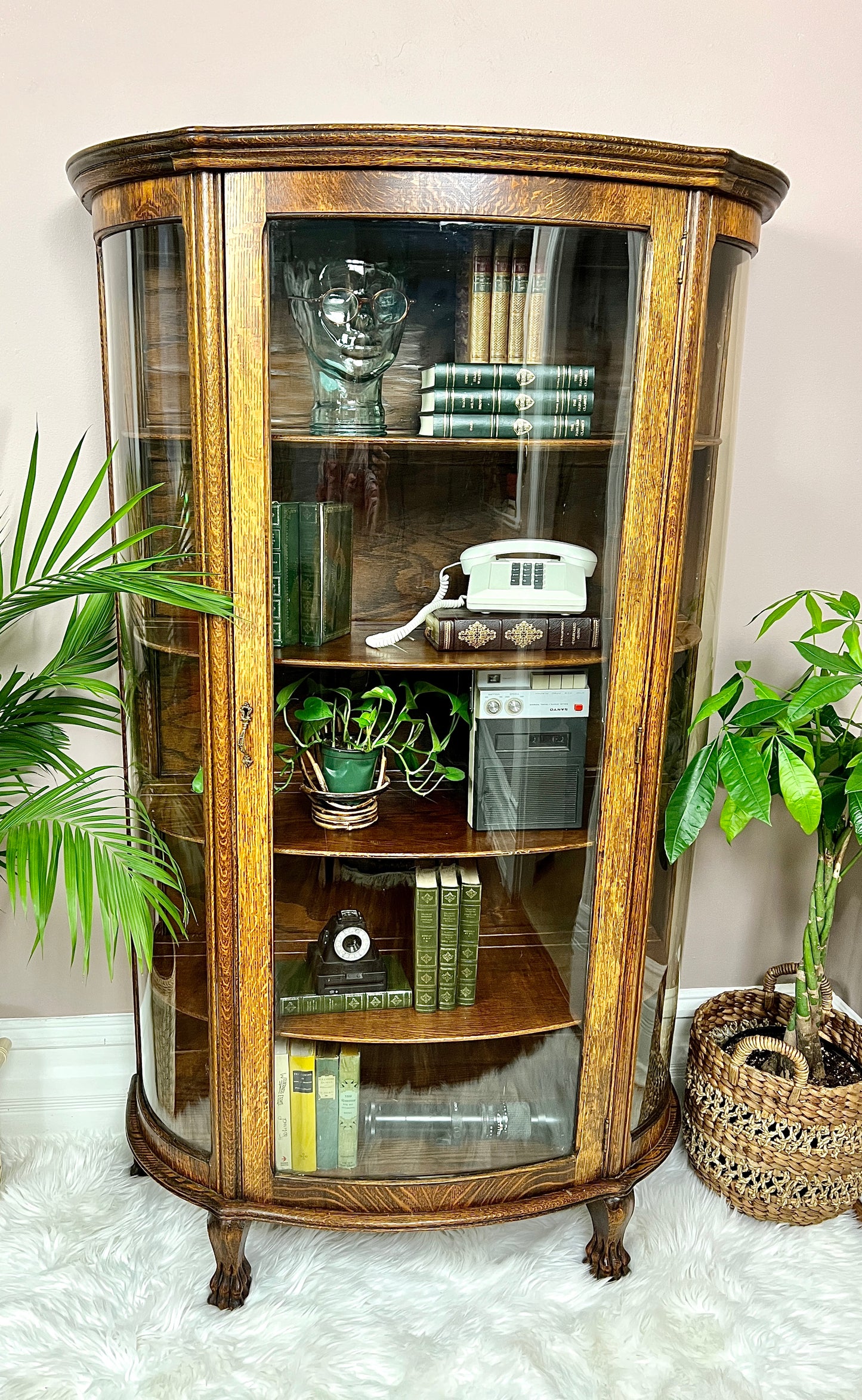 The Eagle Claw China Cabinet