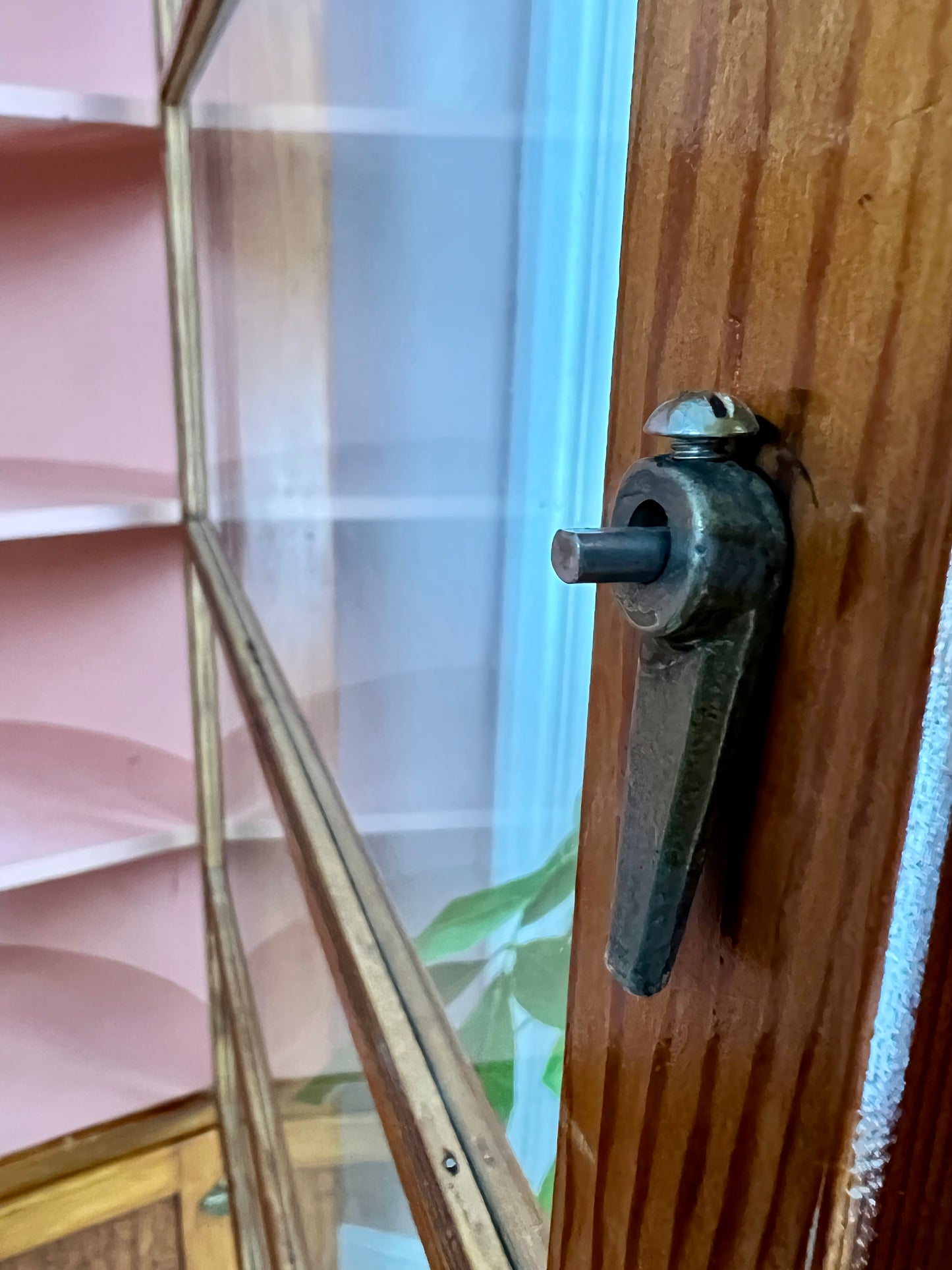 The Pink Clamshell Corner Cabinet