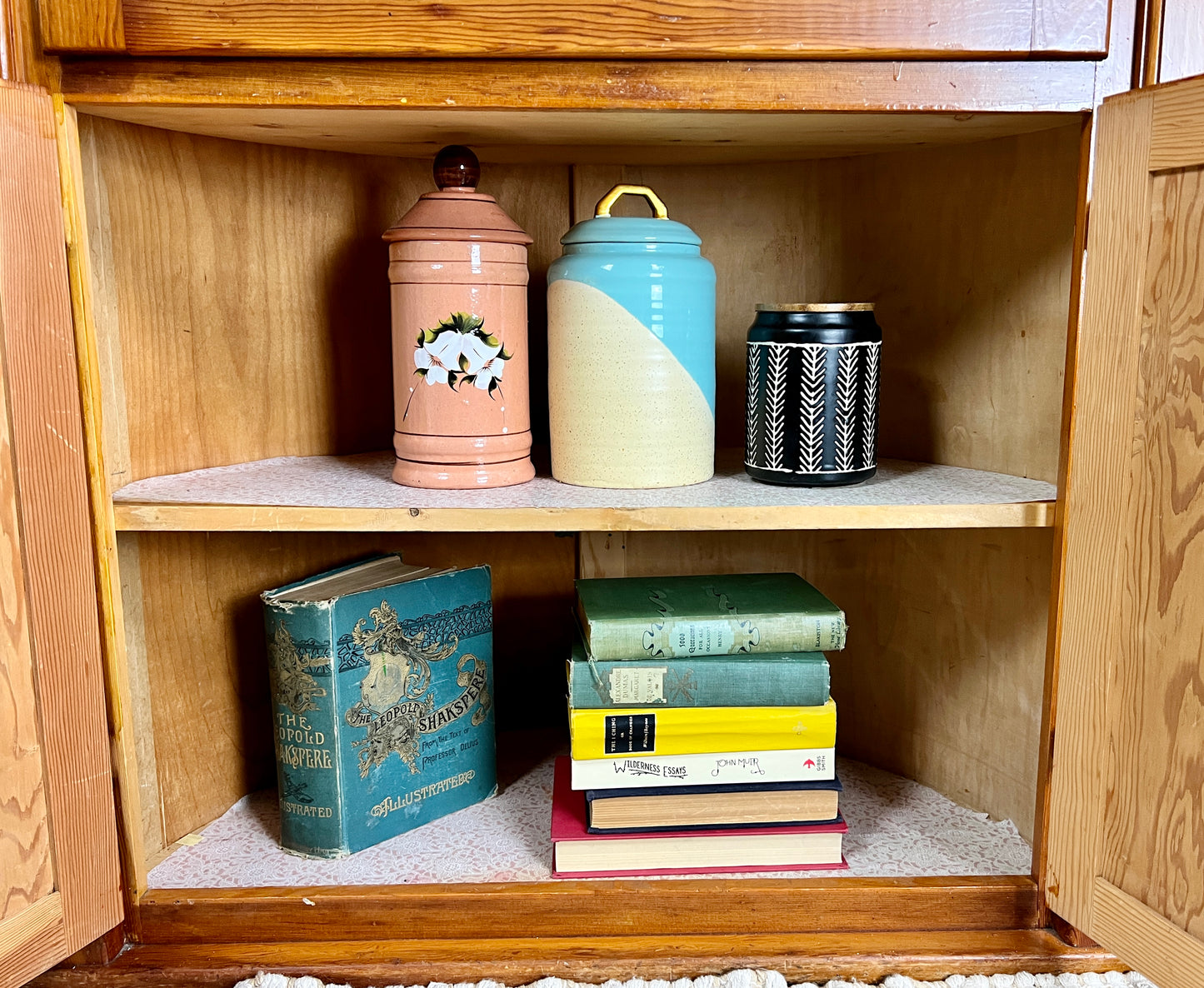 The Pink Clamshell Corner Cabinet