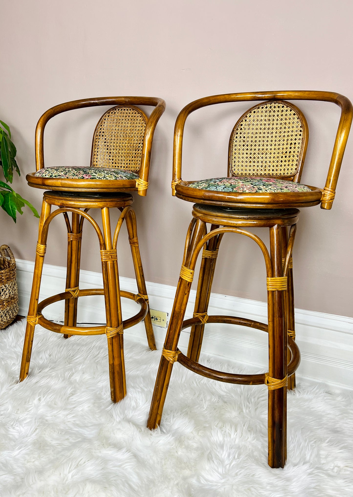 The Rattan Garden Stools