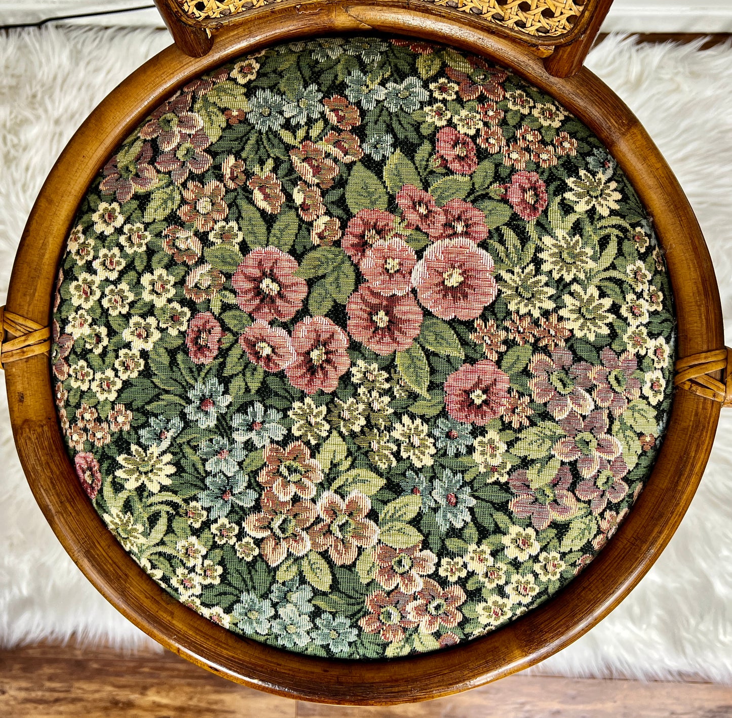 The Rattan Garden Stools