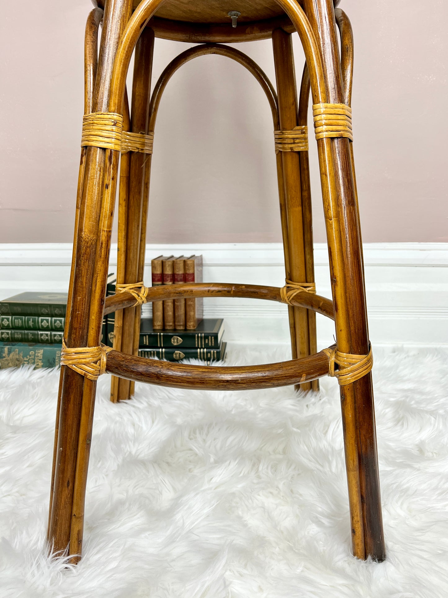 The Rattan Garden Stools