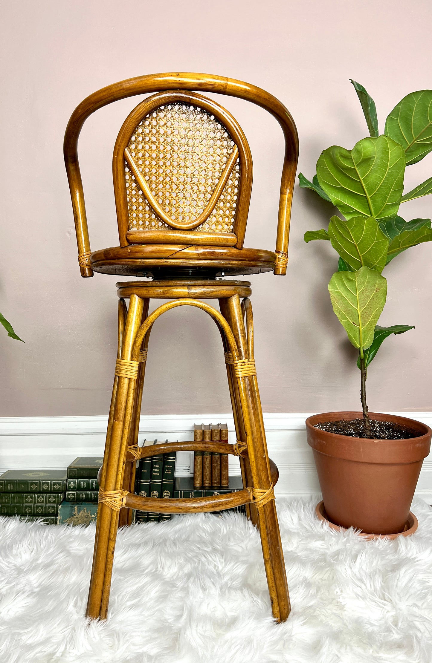 The Rattan Garden Stools