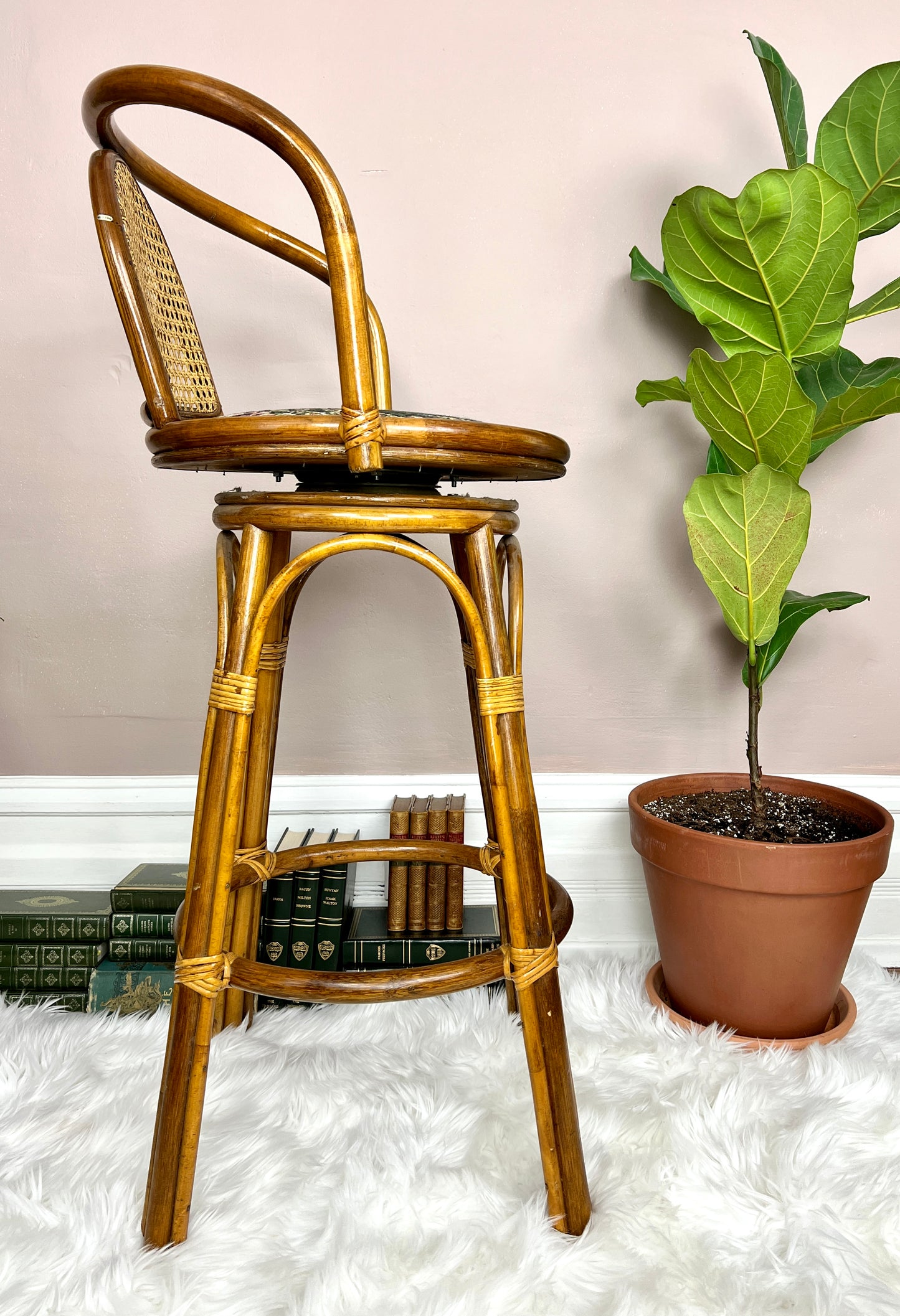 The Rattan Garden Stools
