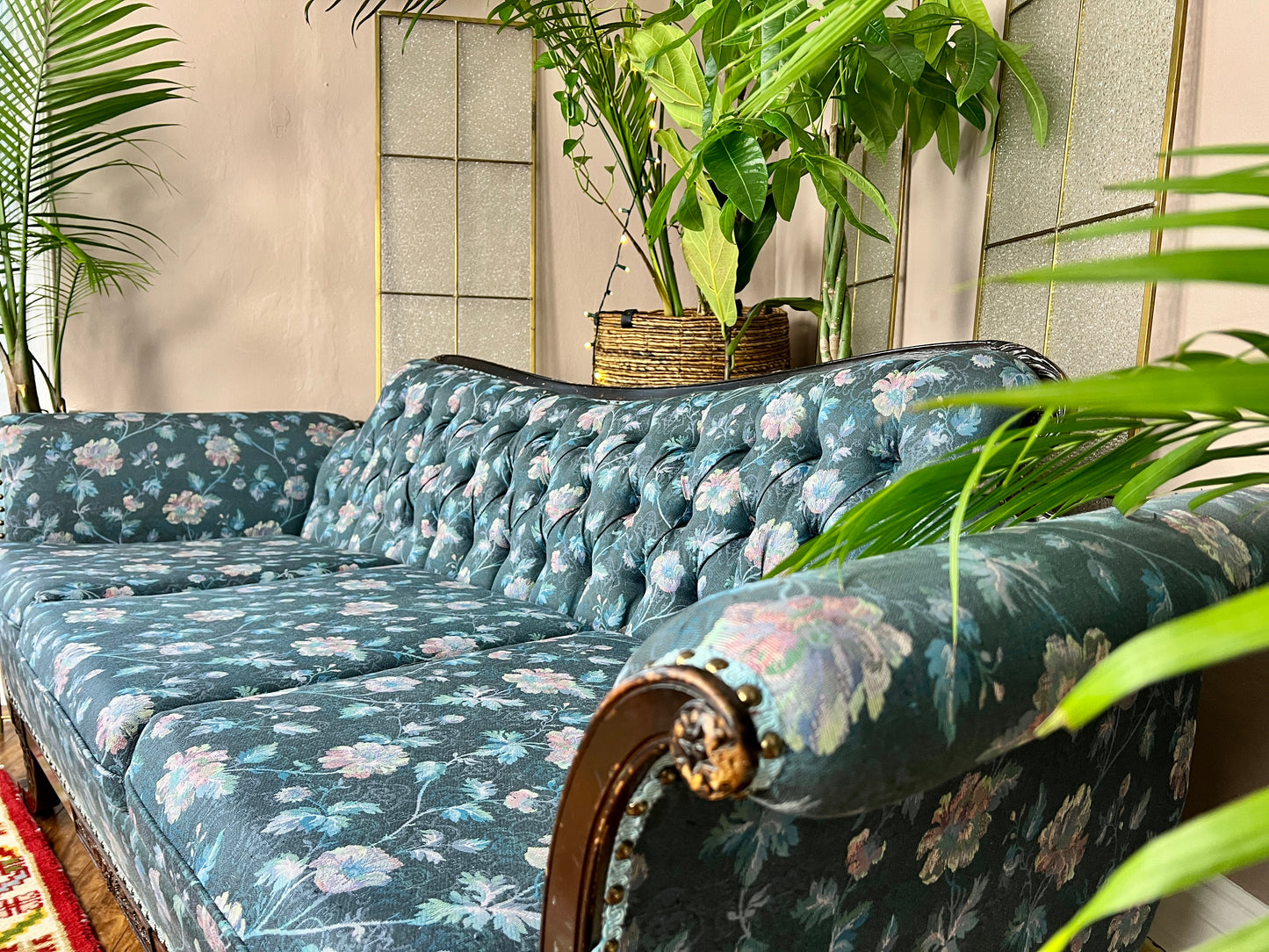 The Kashmir Blue Sofa