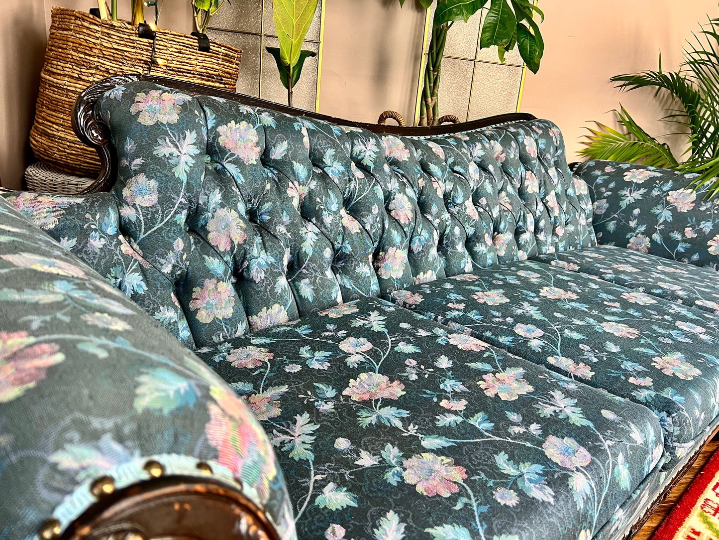 The Kashmir Blue Sofa