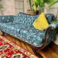 The Kashmir Blue Sofa