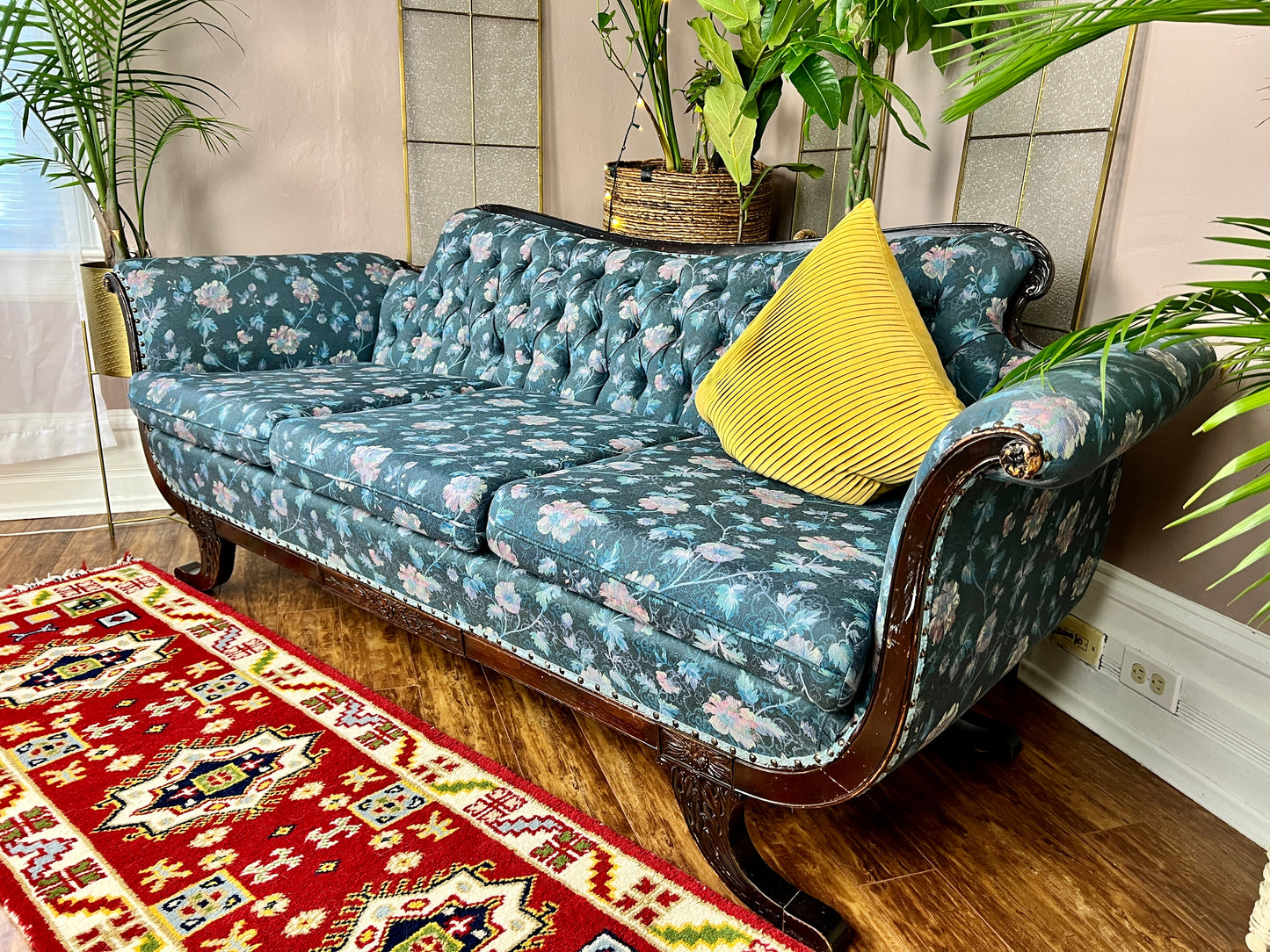 The Kashmir Blue Sofa
