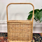 Wicker Basket & Wine Holder