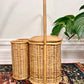 Wicker Basket & Wine Holder