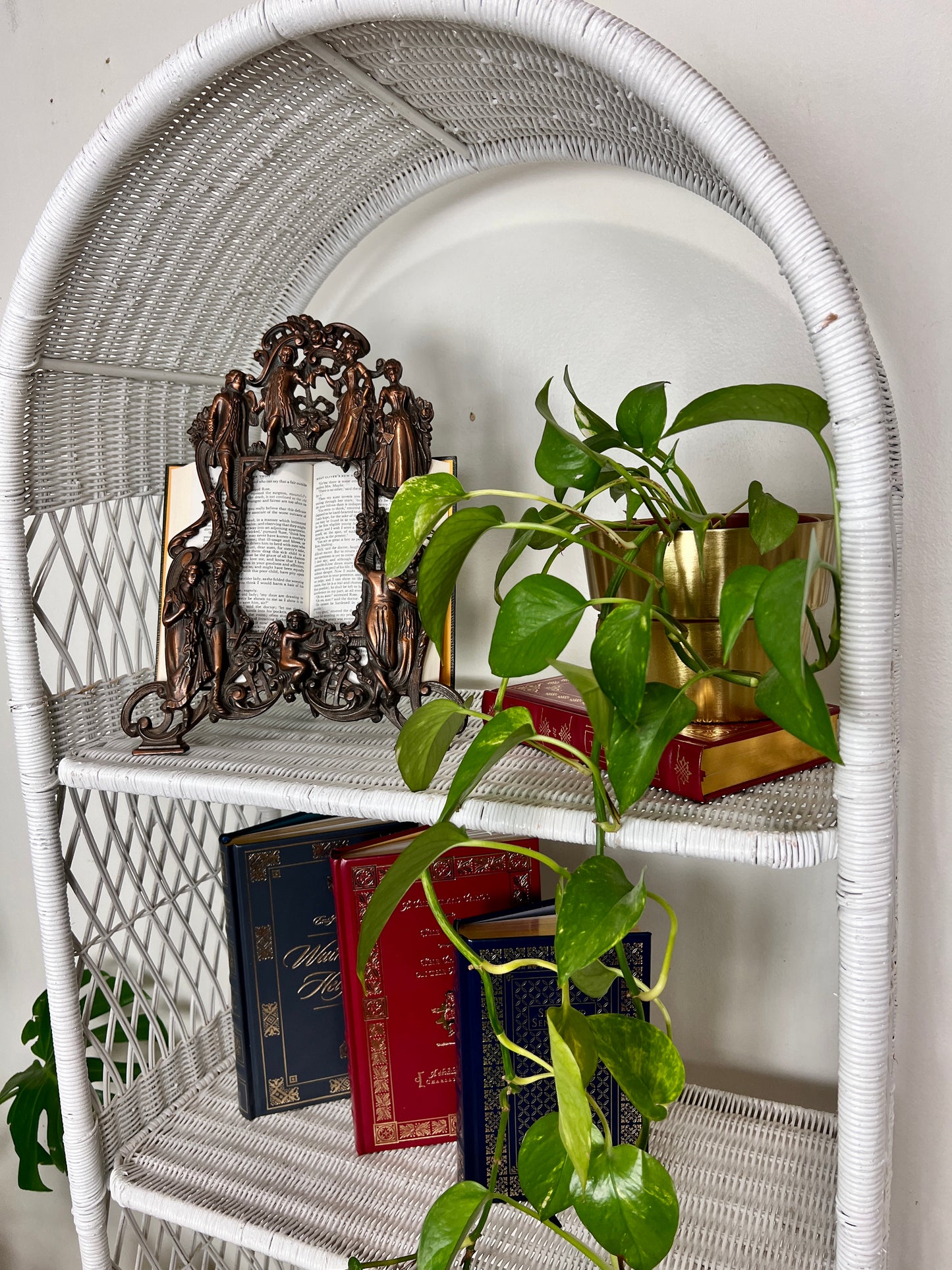 The Milka Wicker Shelf