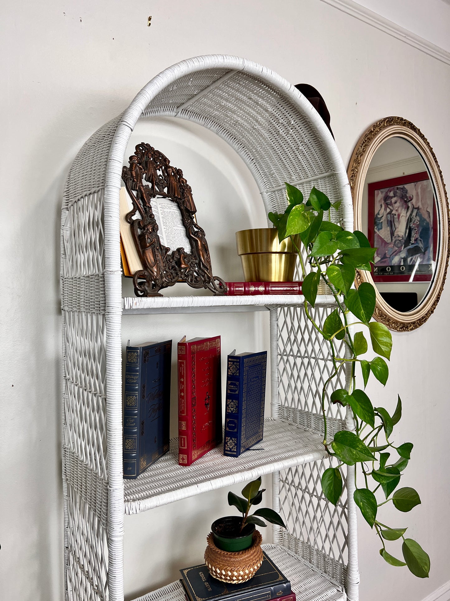 The Milka Wicker Shelf