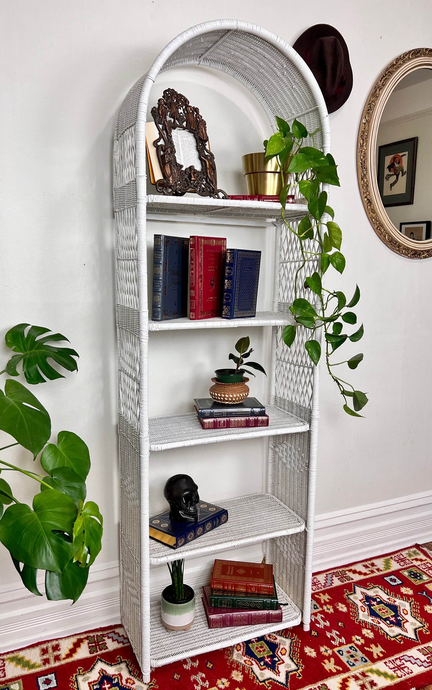 The Milka Wicker Shelf