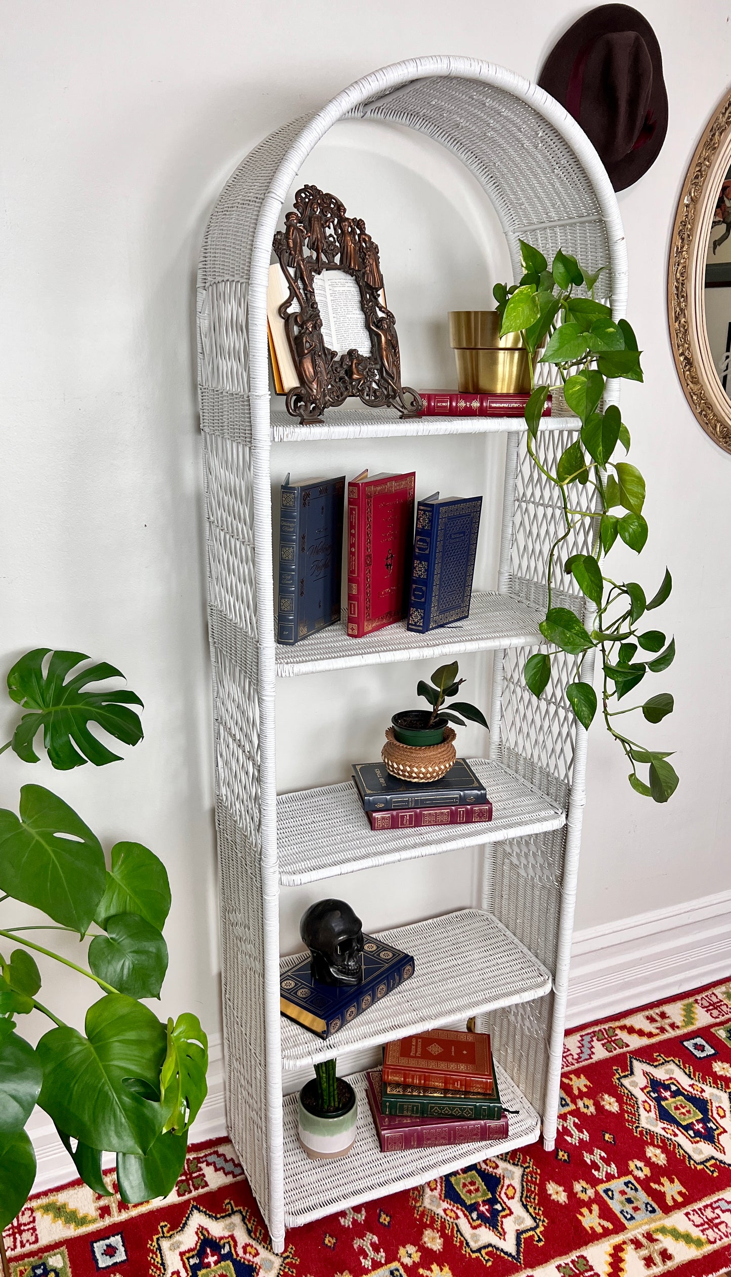The Milka Wicker Shelf