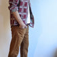 Work Shirt Red Grey Plaid Men Vintage Beacon Style