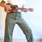 military fatigue pant olive drab women unisex ukelele