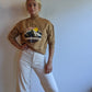 Ecru Wide Pant Retro Womens 70s Style
