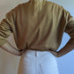 Ecru Wide Pant Retro Womens 70s Style