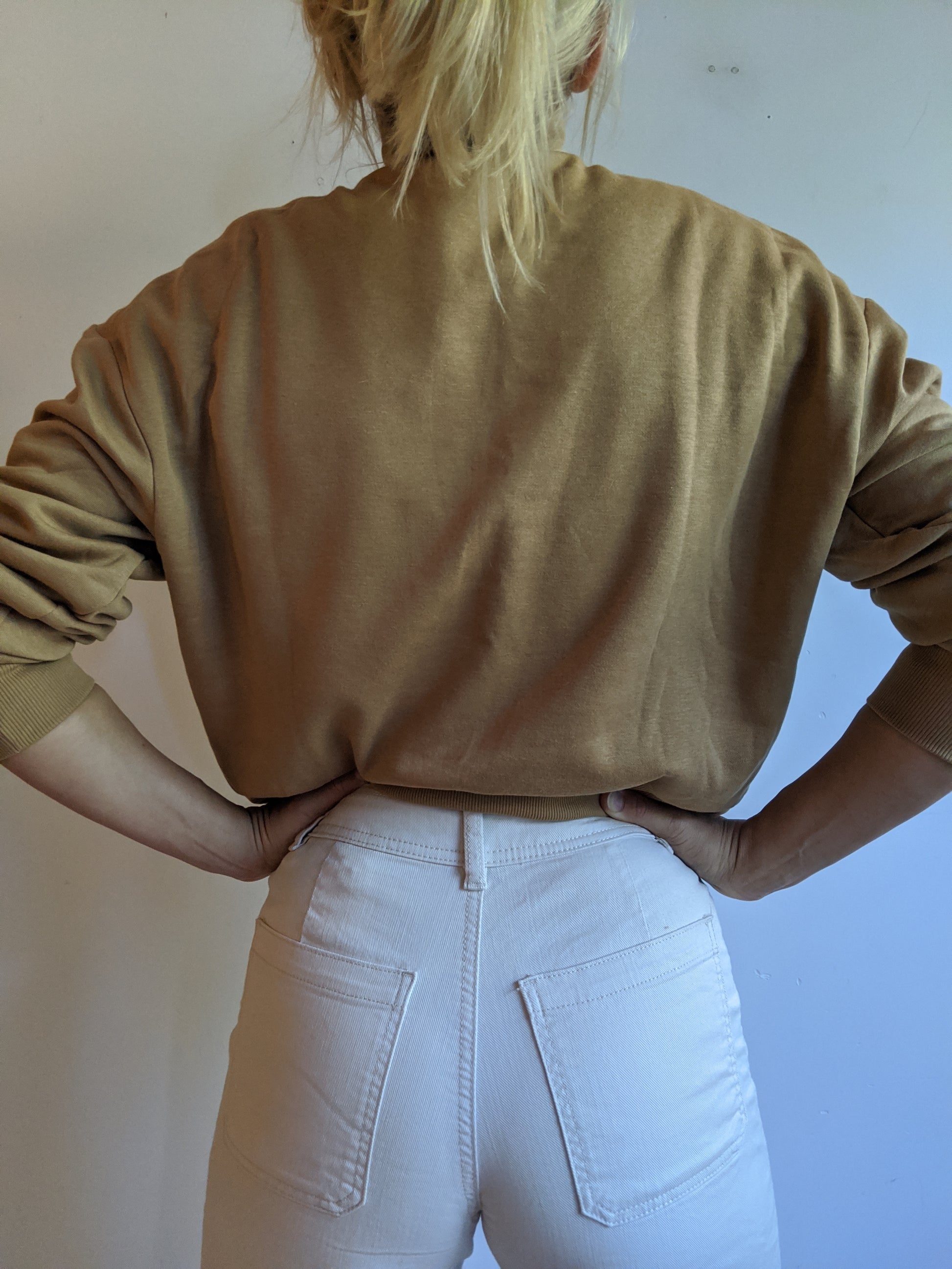 Ecru Wide Pant Retro Womens 70s Style