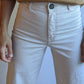 Ecru Wide Pant Retro Womens 70s Style