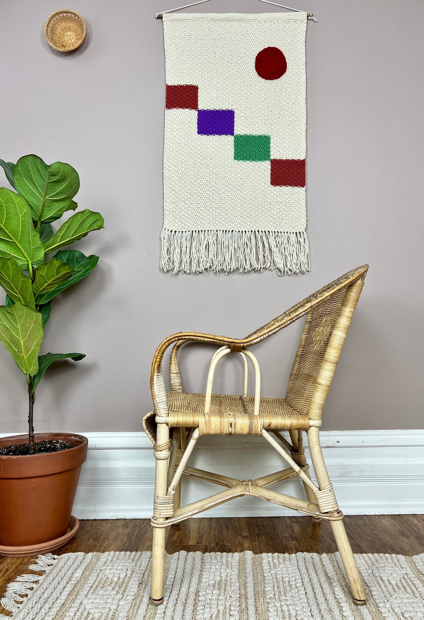 The Mini Wheat Wicker Chairs