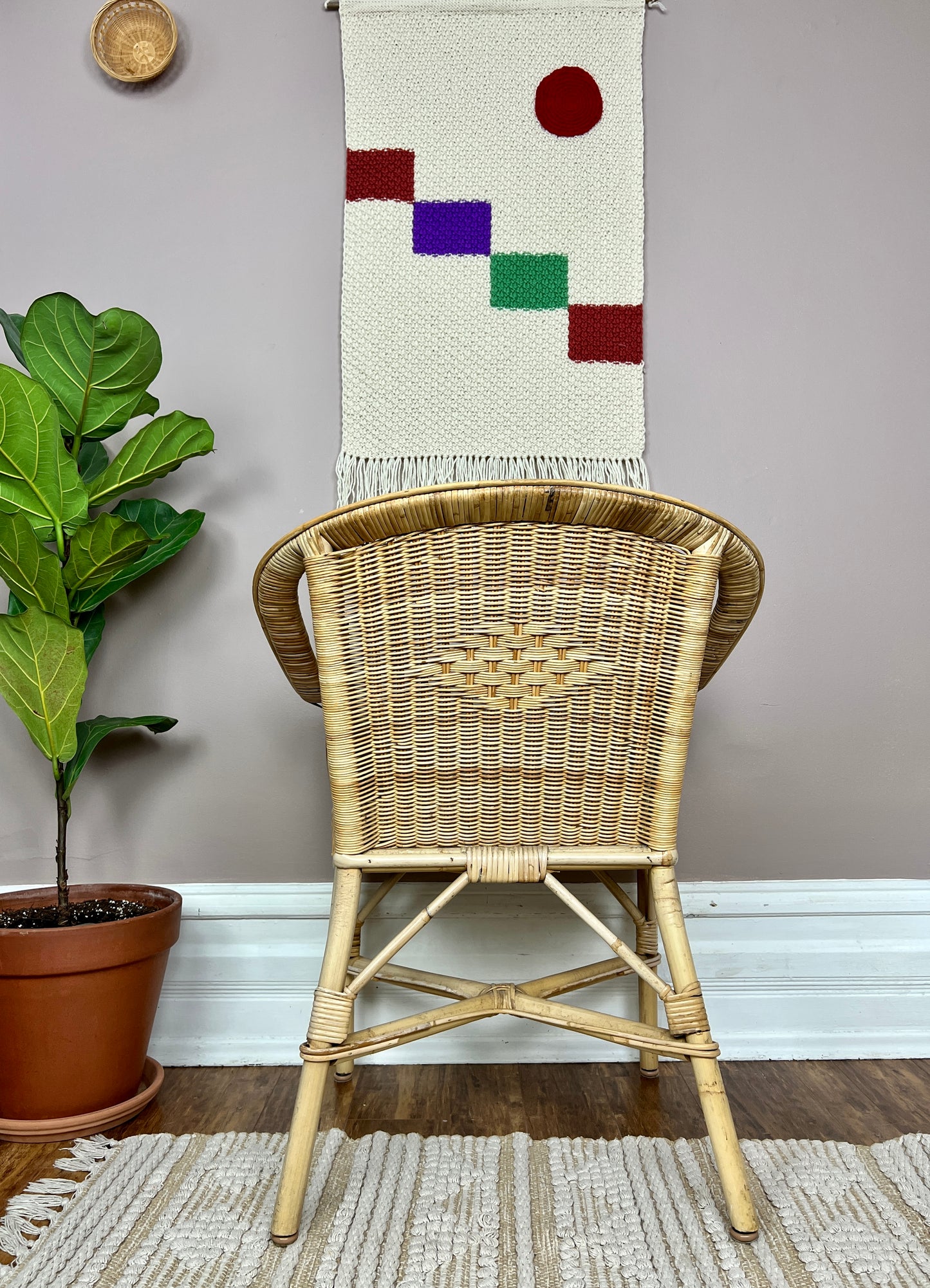 The Mini Wheat Wicker Chairs