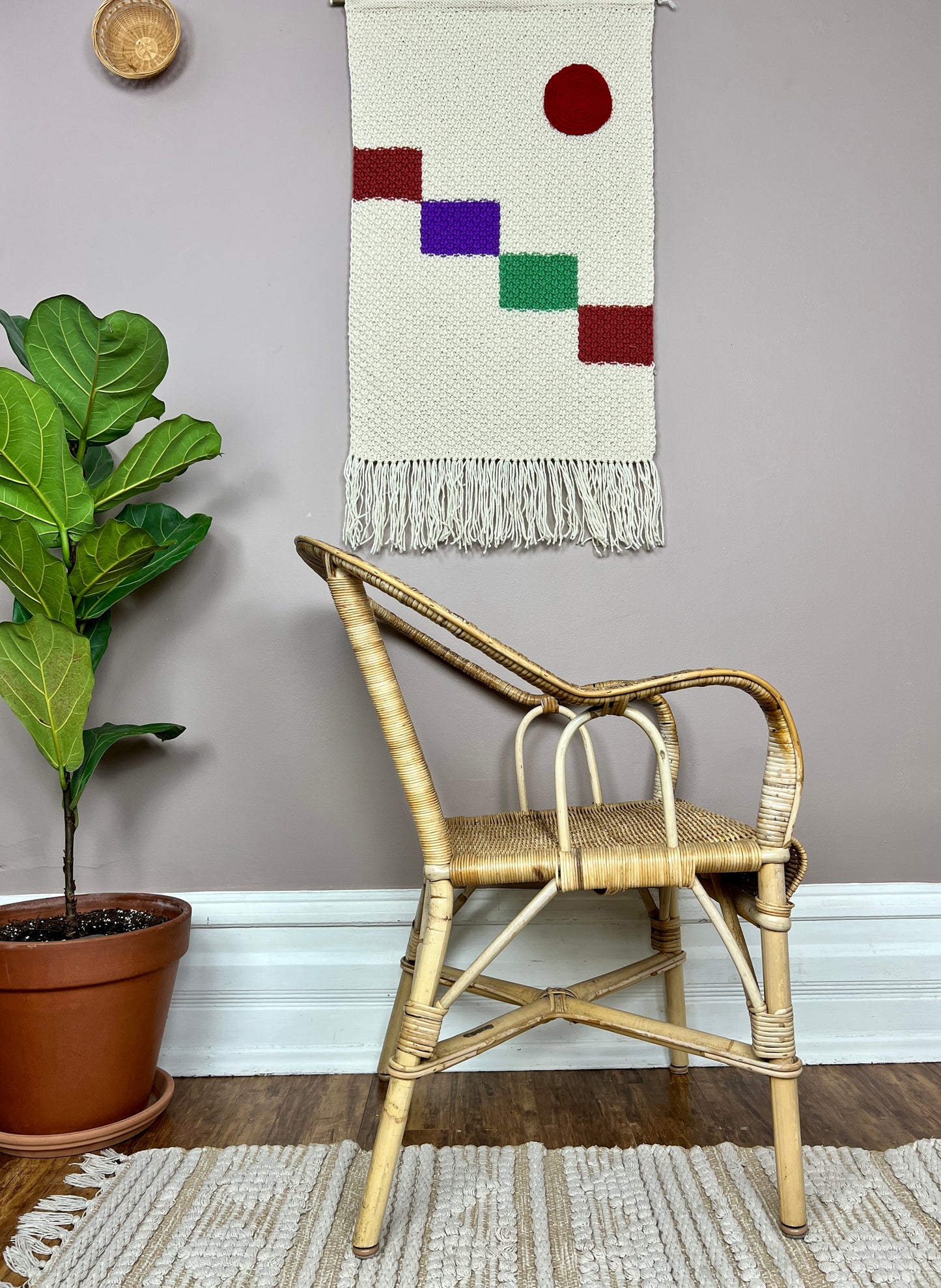 The Mini Wheat Wicker Chairs