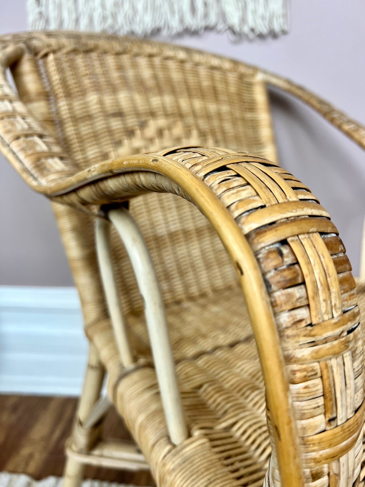 The Mini Wheat Wicker Chairs