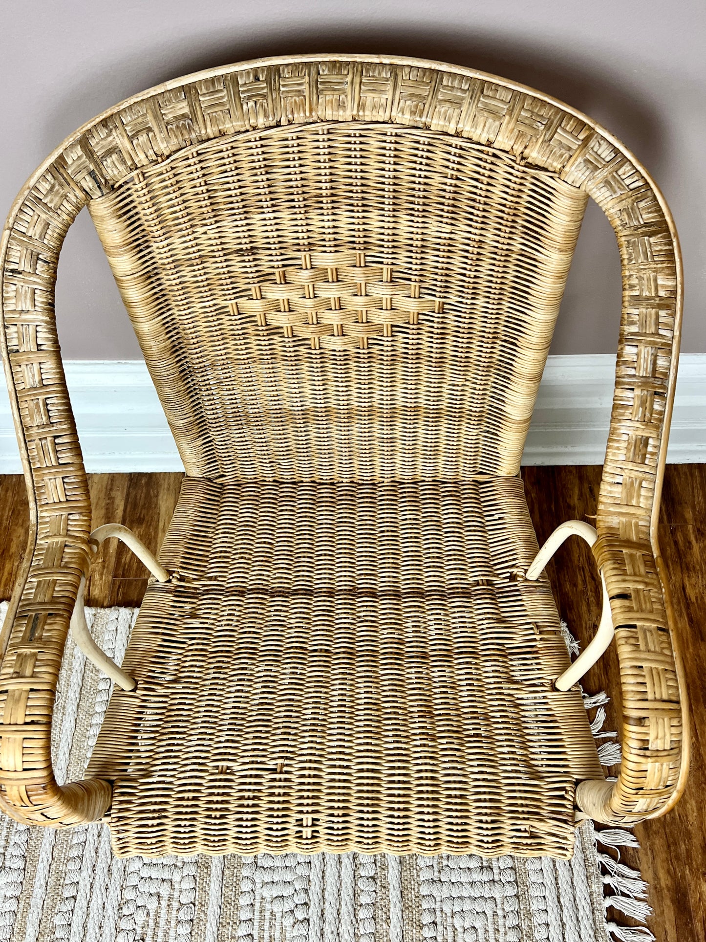 The Mini Wheat Wicker Chairs