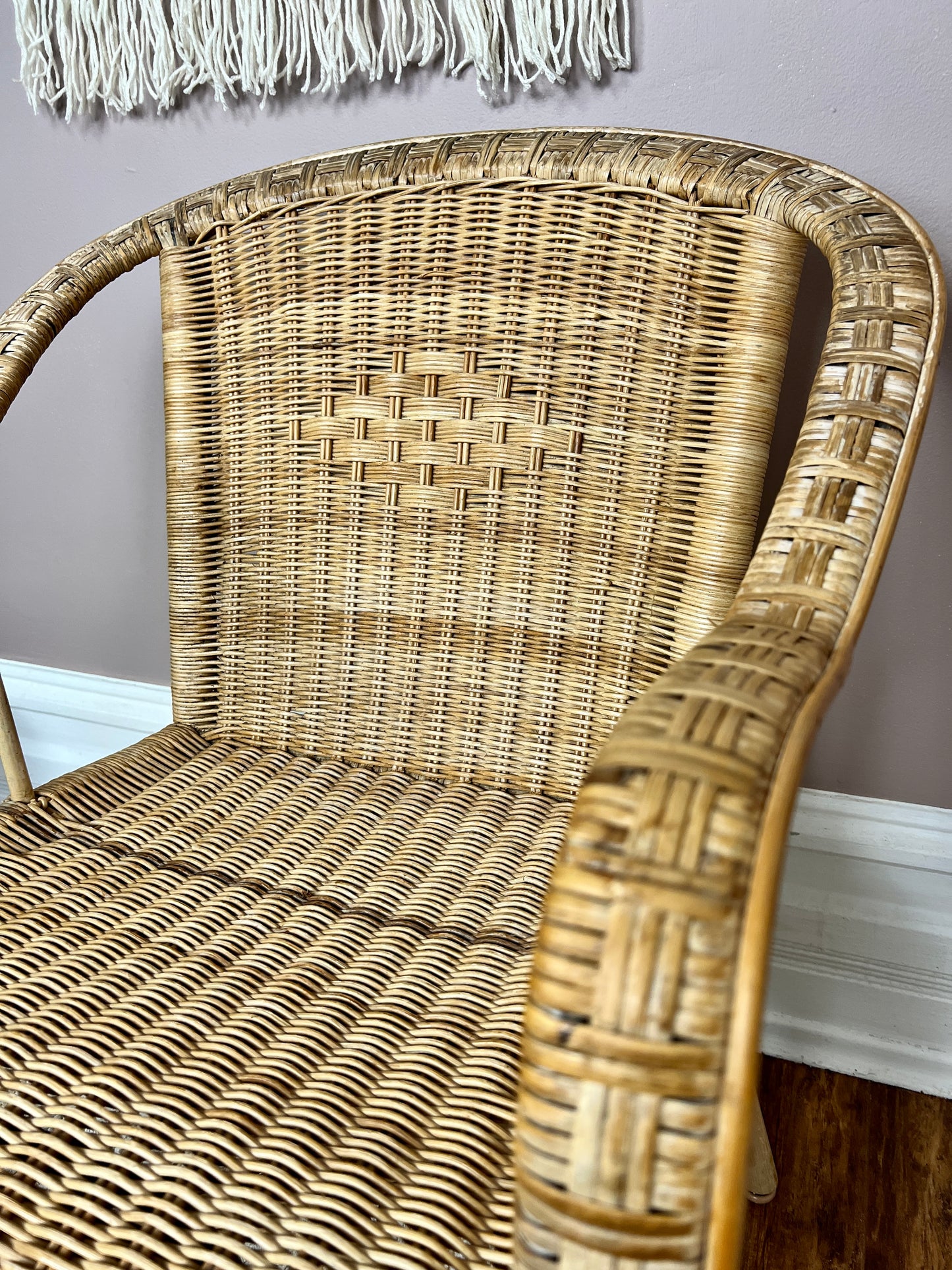The Mini Wheat Wicker Chairs