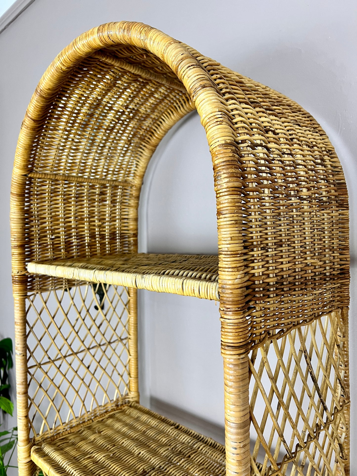 The Silvia Wicker Shelf