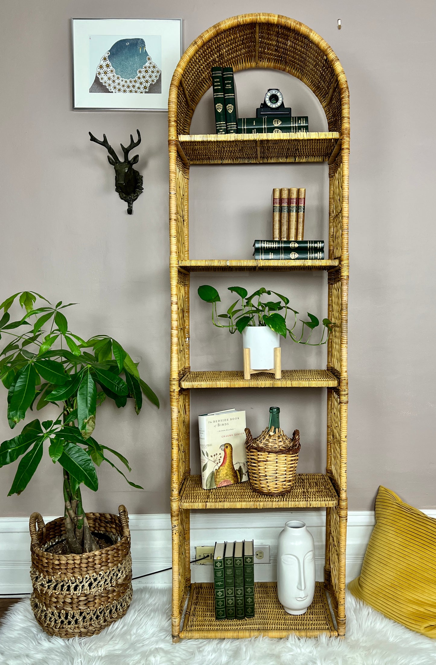 The Silvia Wicker Shelf