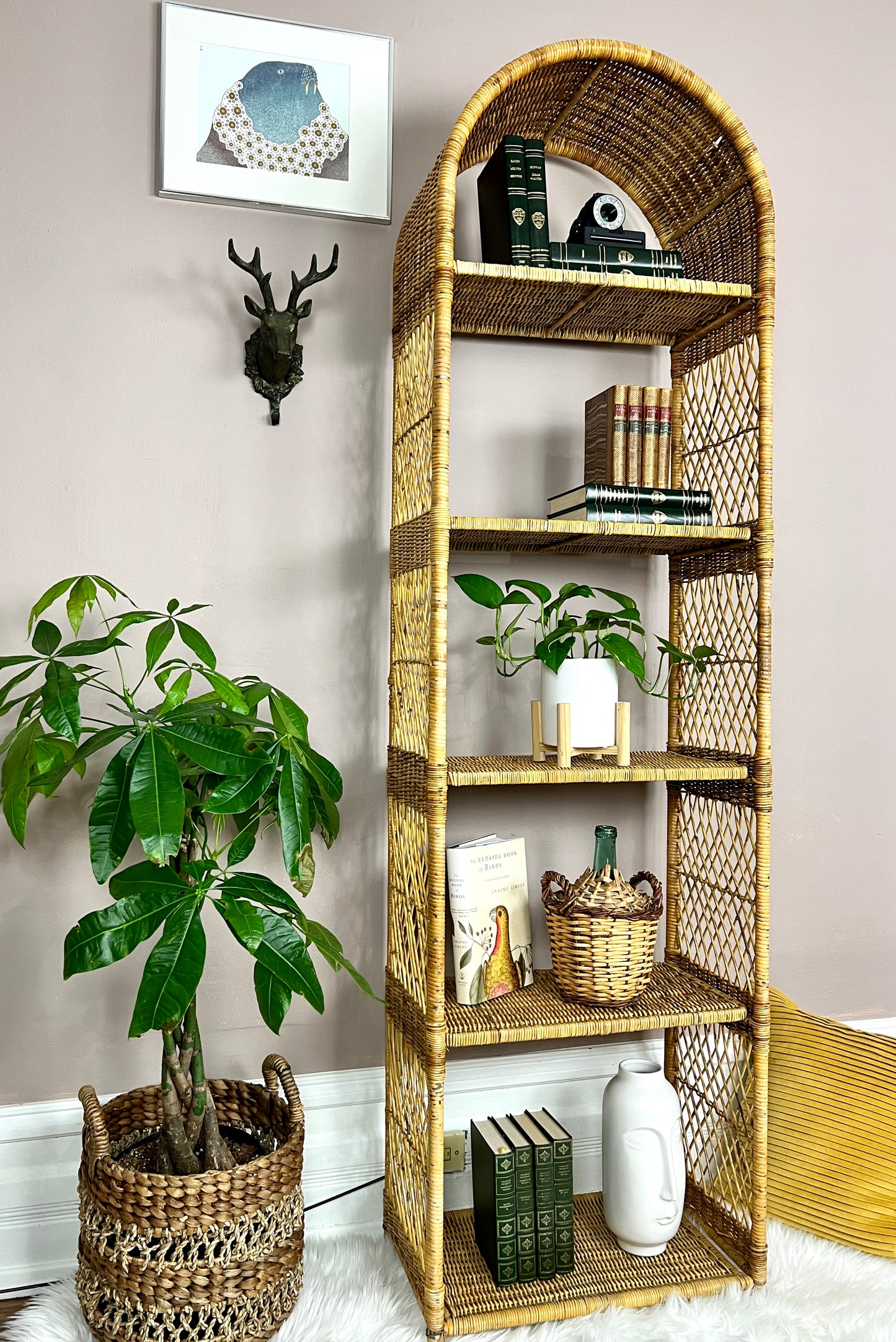 The Silvia Wicker Shelf