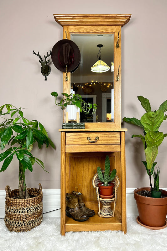 The Omari Oak Hallway Table