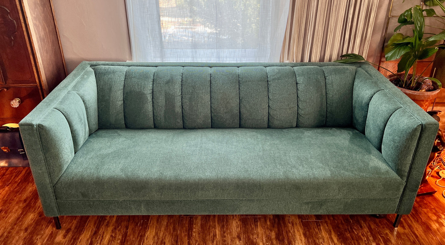 The Forest Green Sofa