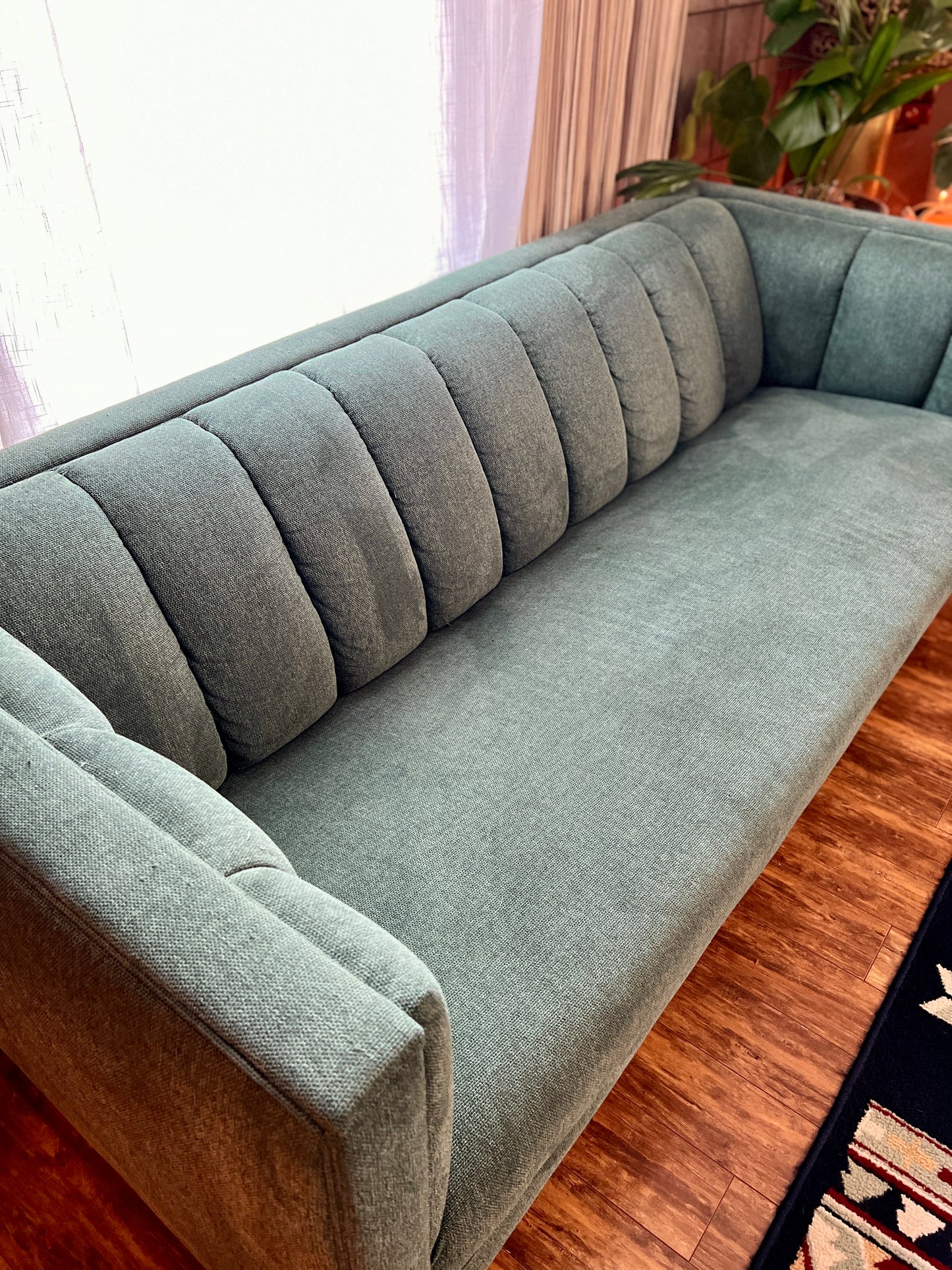 The Forest Green Sofa