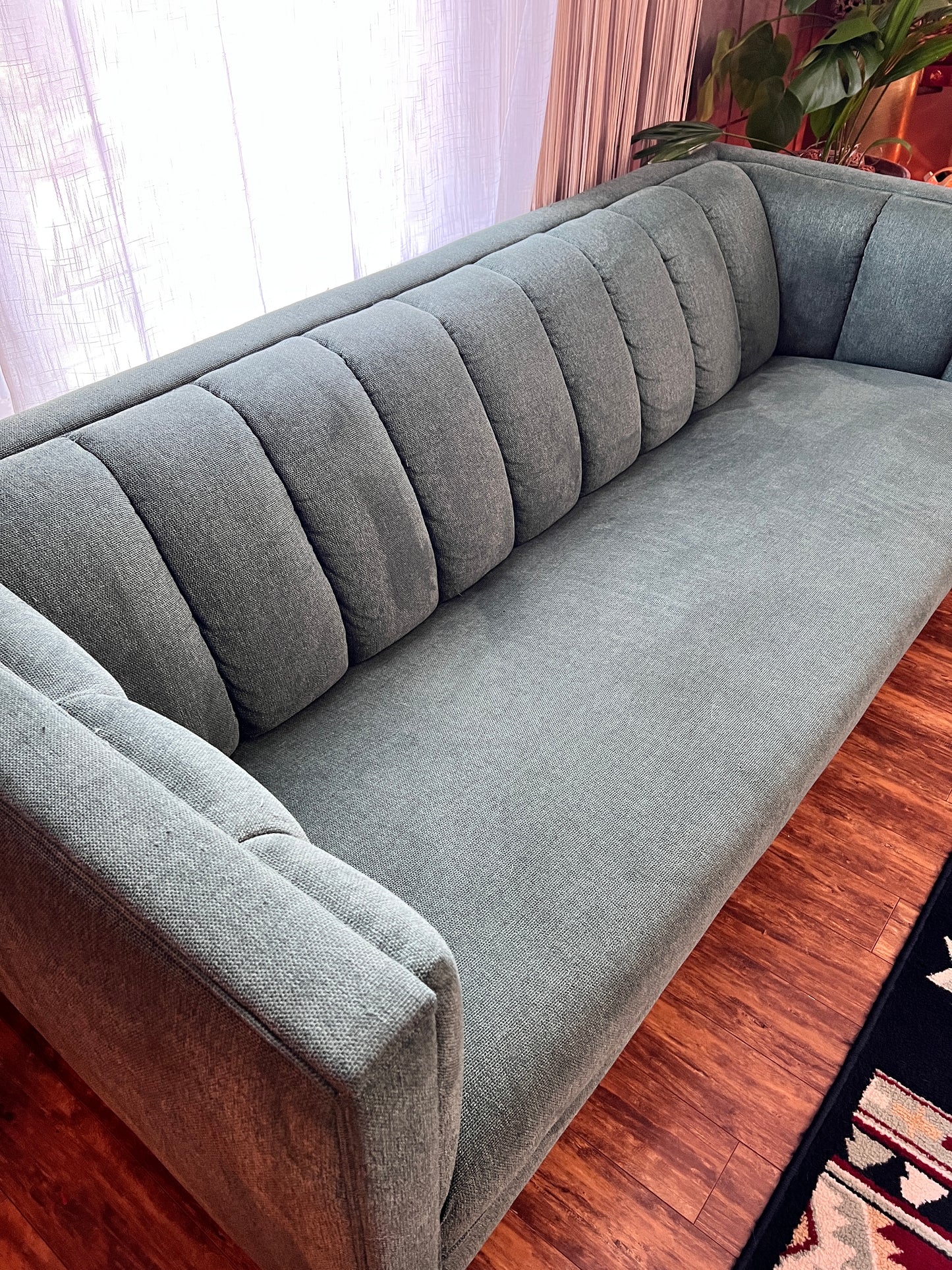 The Forest Green Sofa