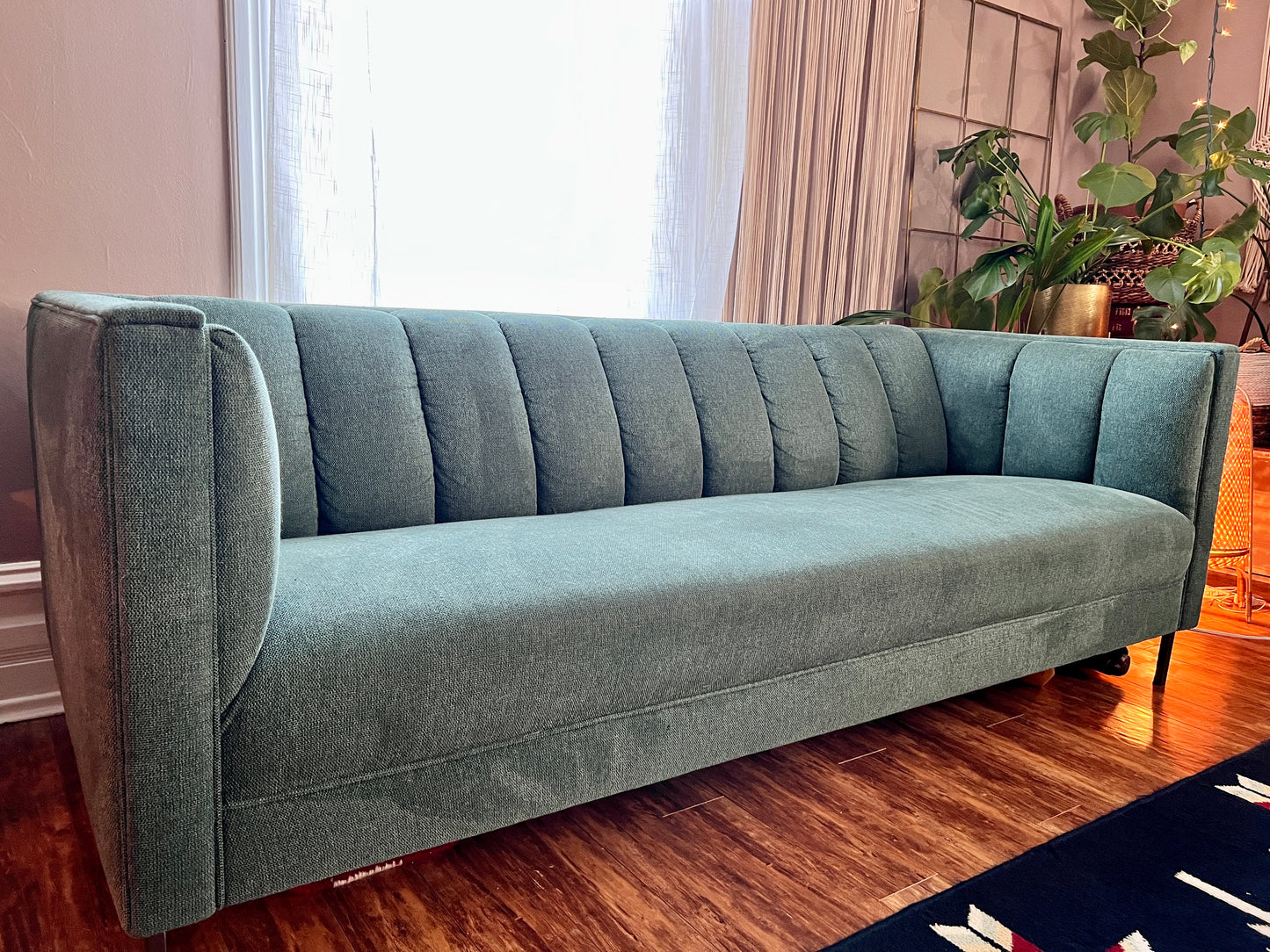 The Forest Green Sofa