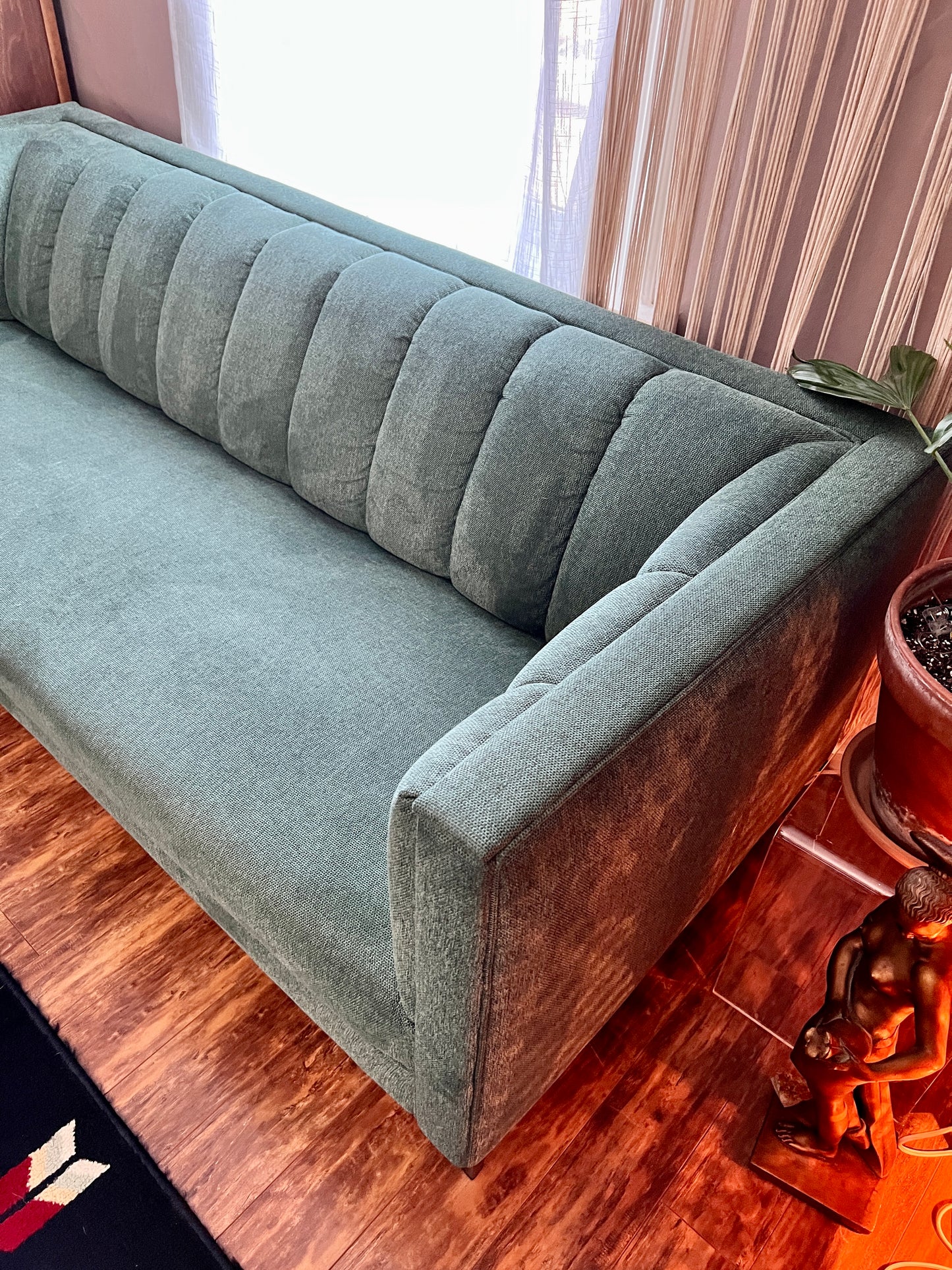 The Forest Green Sofa