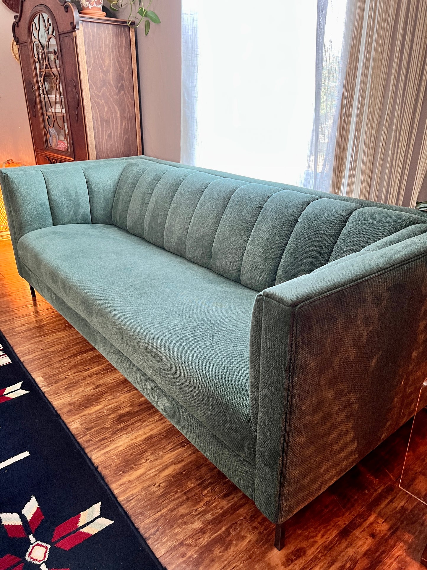 The Forest Green Sofa