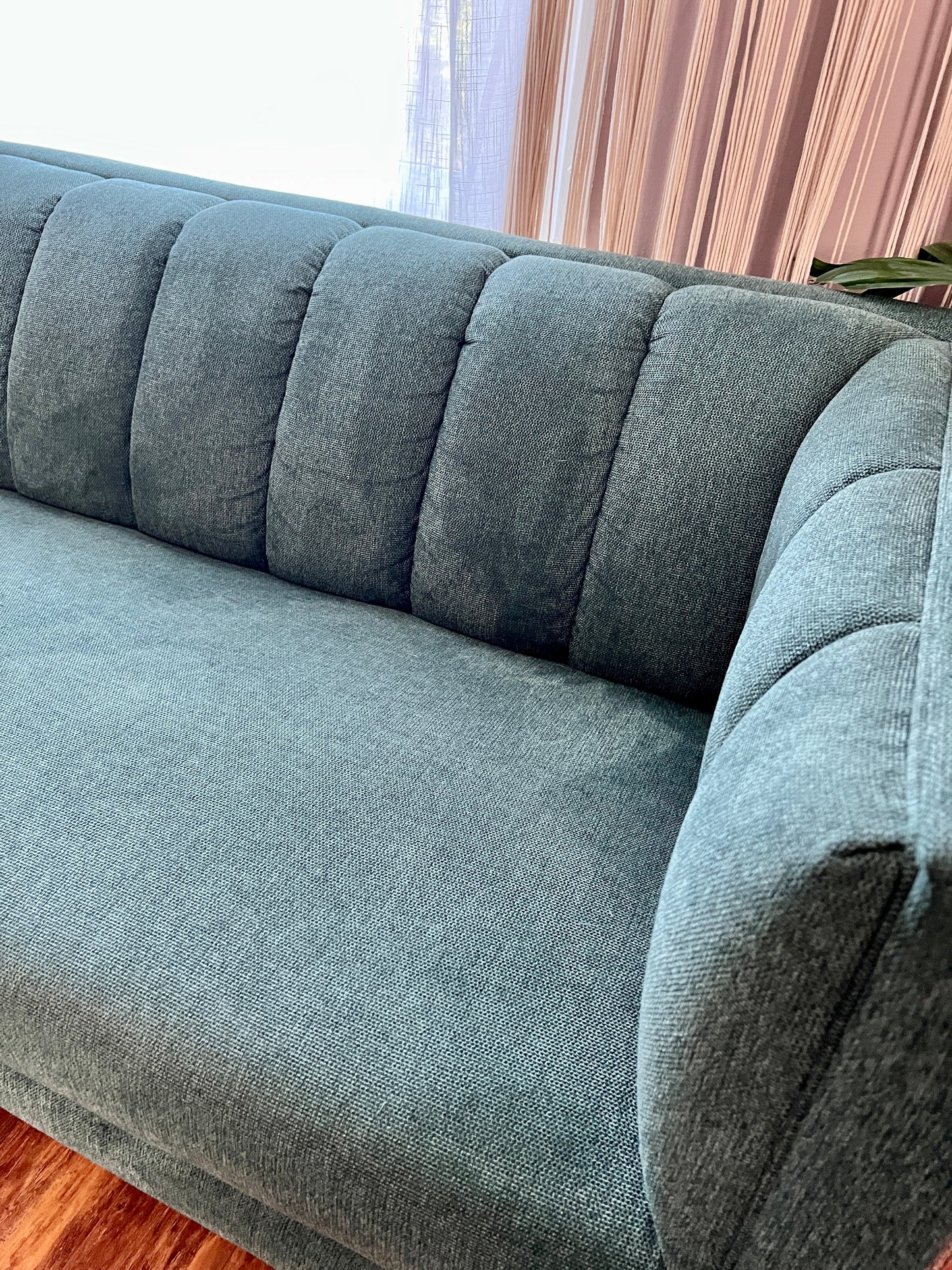 The Forest Green Sofa