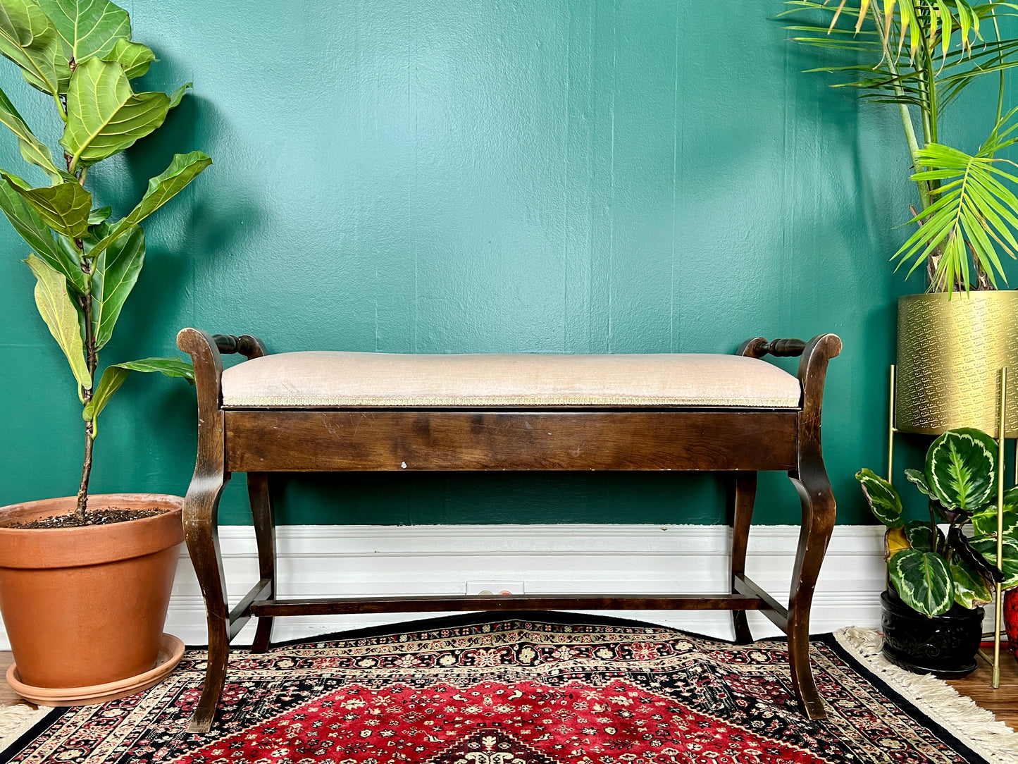 The Grey Chateau Bench